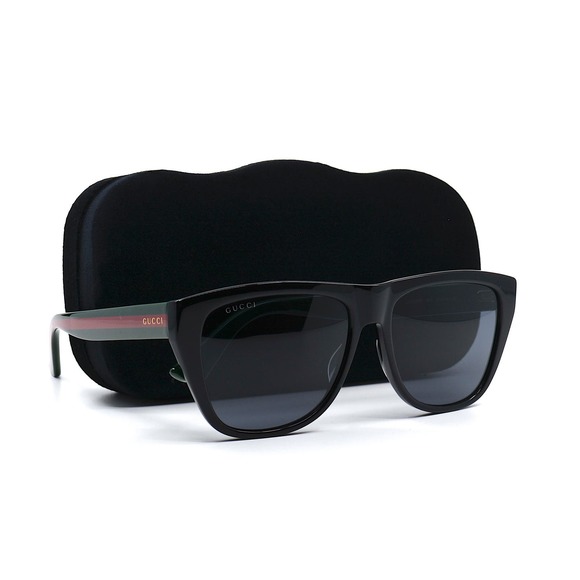 GUCCI GG0926S 001 BLACK/GREEN GREY AUTHENTIC SUNGLASSES - Picture 8 of 14